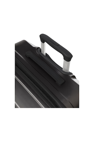 Unisex 4 Tekerli Kilitli Orta Boy Valiz Bavul Füme