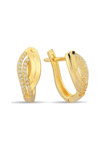 Kadın Sarı Altın Küpe Zküpe007 14yenikp0010