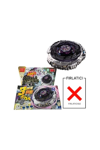 Beyblade Bb122 Diablo Nemesis Metal Fusion 4d System -fırlatıcısız Beyblade