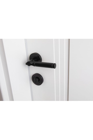 Siyah Parçalı Wc Kapı Kolu Ön - Arka Takım