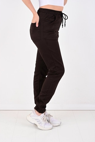 Black Steel Jogger,Bel Ve Paça Lastikli Bayan Pantolon-Byn-1000 (543989608)