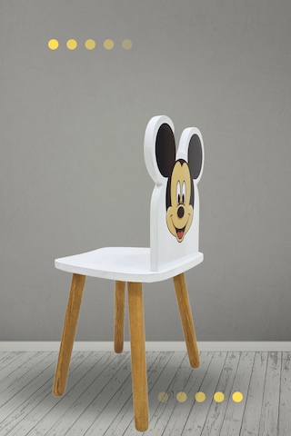 Çocuk Aktivite Sandalyesi 4-12 Yaş Mickey Muose Beyaz