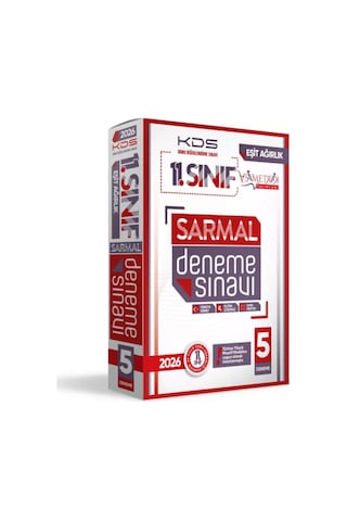 2026 11.Sınıf KDS EŞİT AĞIRLIK TM SARMAL Deneme Paketi 5li Türkiye Geneli D.Çözümlü Asimetrik Yayın
