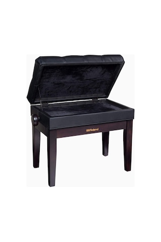 Roland Rpb - 500pe Piyano Taburesi, Vinil Koltuklu, Nota Bölmeli, Ayarlanabilir Yükseklik Siyah 1