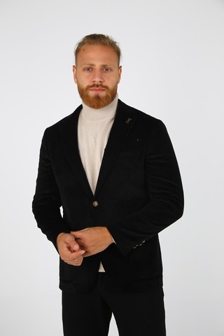 Brango 30151 Erkek Blazer Ceket Siyah