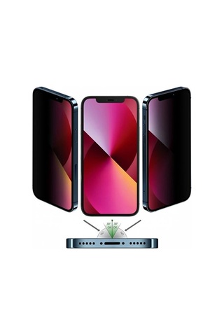 Vendas Apple Uyumlu iPhone 14 Pro Max Uygulama Mekanizmalı Privacy Gizleyen Hayalet Vista Cam Ekran Koruyucu