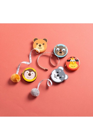 Büro Ev Ofis İçin 1,5mt Ölçer Mavi Şerit Metre Sevimli Motif Mezura Diğer