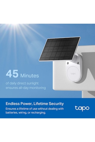 Tp-lınk Tapo Tc82 Kıt C410 Kıt , 2k, 3,0mpix, Dış Mekan, Ip65, Wifi, 9mt. Renkli Gece Görüşü, İki Yönlü Ses, Güneş Enerjili Güvenlik Kamerası Kiti