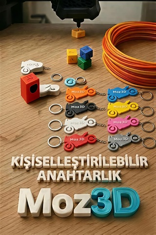 İsimli Motosiklet Anahtarlık Çok Renkli