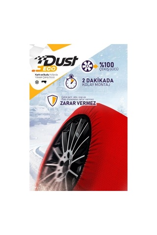 Özel Üretim Lastik Örtüsü Pratik Montaj Kış Sürüş Güvenliği Dust Eco Kar Çorabı Diğer