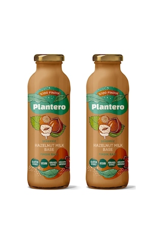 2'li Set Fındık Sütü Bazı Konsantre Bitkisel Süt 250gr, 6 Lt Süt, %100 Fındık, 25 Bardak E
