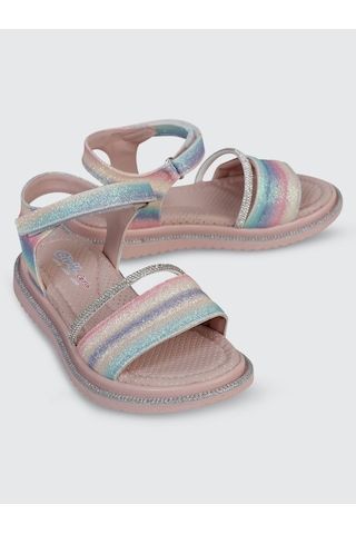 Civil Girls Kız Çocuk Sandalet 31-35 Numara Gökkuşağı Gökkuşağı