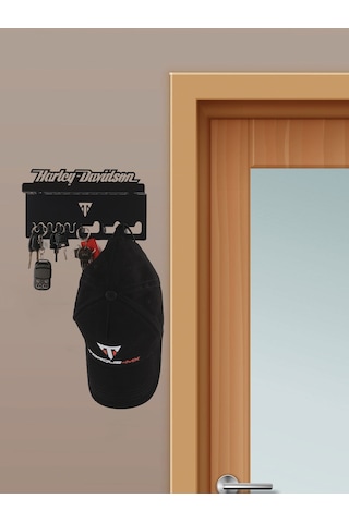 Torque-MX Metal Dekoratif Anahtar Askısı EA14 Siyah