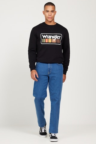 Wrangler Erkek Texas Straight Fit Normal Bel Denim Esnek Jean Kot Pantolon W121HR36B Açık Mavi
