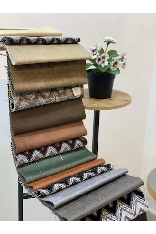 Nivemeshome Sarı Kahve Kırlent Kılıfı 45x45 Çok Renkli