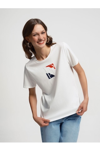 Loft Regular Fit Kadın Tshirt K.kol Lf2033728 Q1.v1 Beyaz