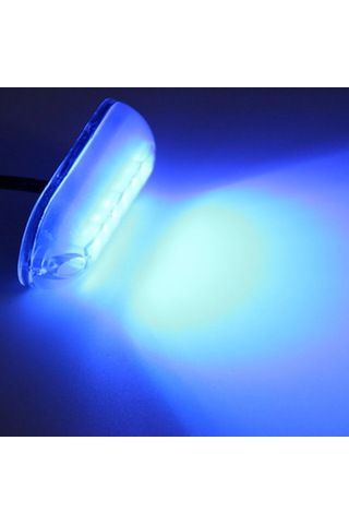 Leezsing Mavi Renkli 3w Dc 12v Su Altı Aydınlatma Lambası Pc Malzeme, -20 +45 Çalışma Sıcaklığı Mavi