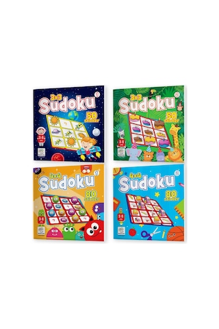 3-6 Yaş Stickerlı Sudoku Seti 260 Adet Sticker