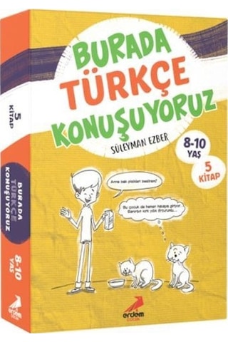 Burada Türkçe Konuşuyoruz Seti - 5 Kitap Takım - Süleyman Ezber - Erdem Çocuk Burada Türkçe Konuşuyoruz Seti - 5 Kitap Takım - Süleyman Ezber - Erdem Çocuk