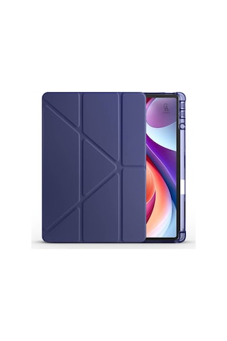 Huawei Matepad Se 11 Inç Uyumlu Tri Fold Kalemlikli Tablet Kılıfı Ekran Koruyucu Kalem Seti
