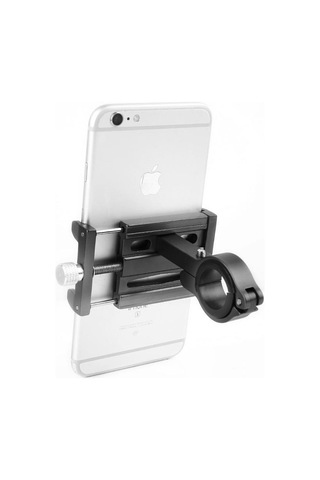 Valkyrie Agr01-s Alüminyum Alaşım Evrensel Telefon Tutucu - Bisiklet Motosiklet Scooter Uyumlu - Sıkı Kavrar Titreşim Yapmaz Siyah