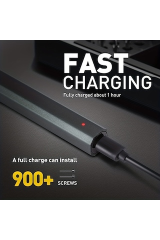 Tcherchi LJ11043 66 In 1 Arada Hassas Küçük Akülü USB Şarjlı Tornavida Seti