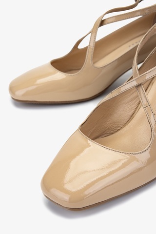 Valmenti Kadın Hakiki Deri Bej Topuklu Ayakkabı 1027 229 Bn Ayk Y25 Nude Rgn Bej