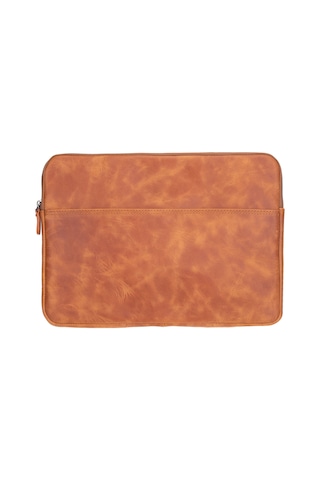 Torıno Tuscan Tan Super Slim 14inç Laptop / Apple Uyumlu MacBook Kılıf Kahverengi