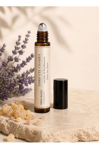 Üçüncü Göz Çakra Roll - %100 Doğal Lavanta & Frankincense Yağı 10 Ml