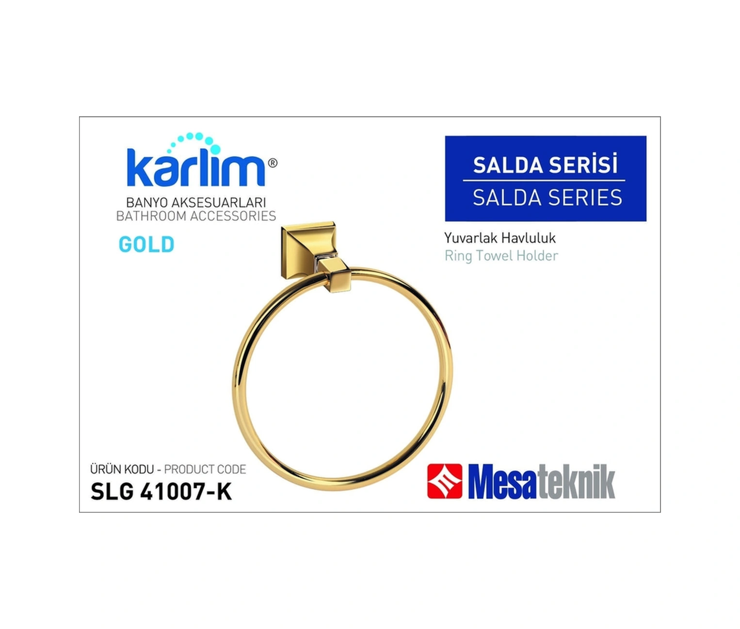 Karlim Yuvarlak Havluluk Gold