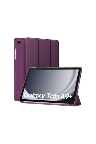Samsung Galaxy Uyumlu Tab A9 Plus X210 X213 X215 X217 Kılıf New Pu Deri Smart Standlı Case Uyku Modlu