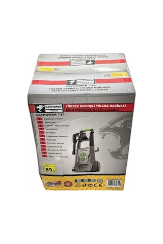 Catpower 716 2500 W Köpük Hazneli 210 Bar Yüksek Basınçlı Yıkama Makinesi