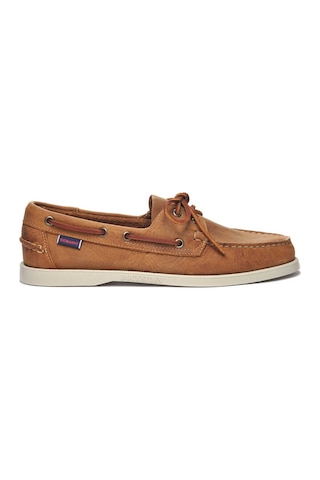 Sebago Docksides Portland Crazy Horse Erkek Deri Ayakkabı Kahvere Kahverengi