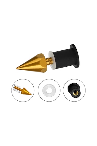 Reedark Cnc Alüminyum M5 Motosiklet Vida Seti - 10 Adet, Evrensel Uyumlu, Siyah, Dekoratif Ve Sabitleyici, Scooter-spor Araçları İçin