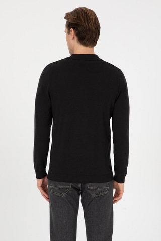 U.s. Polo Assn. Erkek Siyah Hırka Triko 50313690-vr046 Siyah
