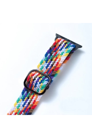Ally Apple Watch Uyumlu 7-8 45mm 6-5-4 44mm Watch Uyumlu Ultra 49mm Japon Tokalı Elastik Kayış Kordon 3-2-1 42mm- 5775