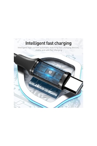 HP Uyumlu Dhc-tc107-3m Usb3.1 Type-c To Type-c Hızlı Şarj Kablosu