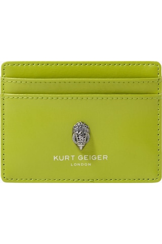Kurt Geiger Bond Card Holder Deri Kartlık Yeşil