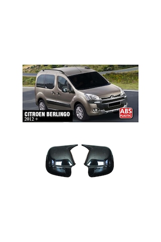 Citroen Berlingo Batman Yarasa Ayna Kapağı Piona Black Abs 2012-2019