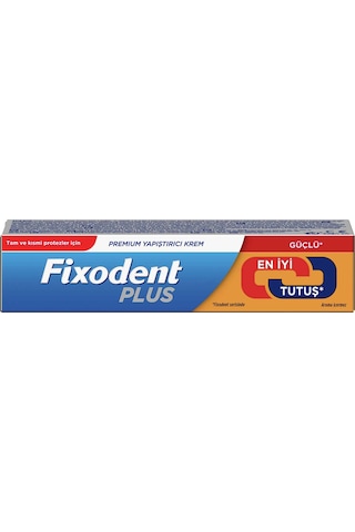 Fixodent Plus En İyi Tutuş Diş Protez Yapıştırıcı Krem 40 G