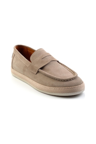 Bambi Gri Leather Erkek Espadril E01901361702 Gri
