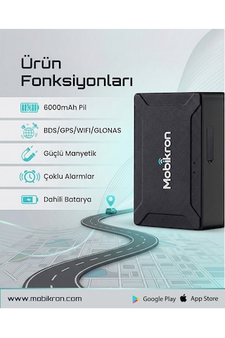 Mk-500 Mıknatıslı Araç Takip Cihazı 2026 - 24 Ay Hatlı Şarjlı Kablosuz Gps - Gerçek Zamanlı