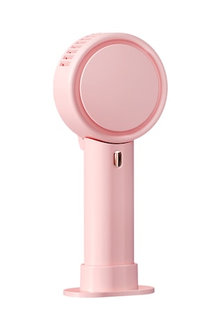 Honmex Pink Mini El Fanı İle Masaüstü Kullanıma Uygun, 3 Vana Rüzgar Hızı, 180 Döner, 2000 Mah Pil, Sessiz Ve Taşınabilir Usb Soğutucu