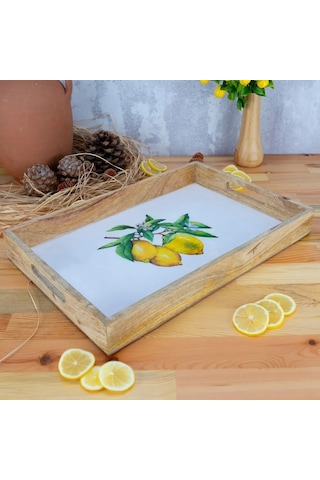 Bambum Kangura Limon Çay Tepsisi Büyük Renkli