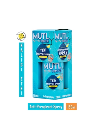 Mutlu Doktor Ter Önleyici Sprey Deodorant 150 ML