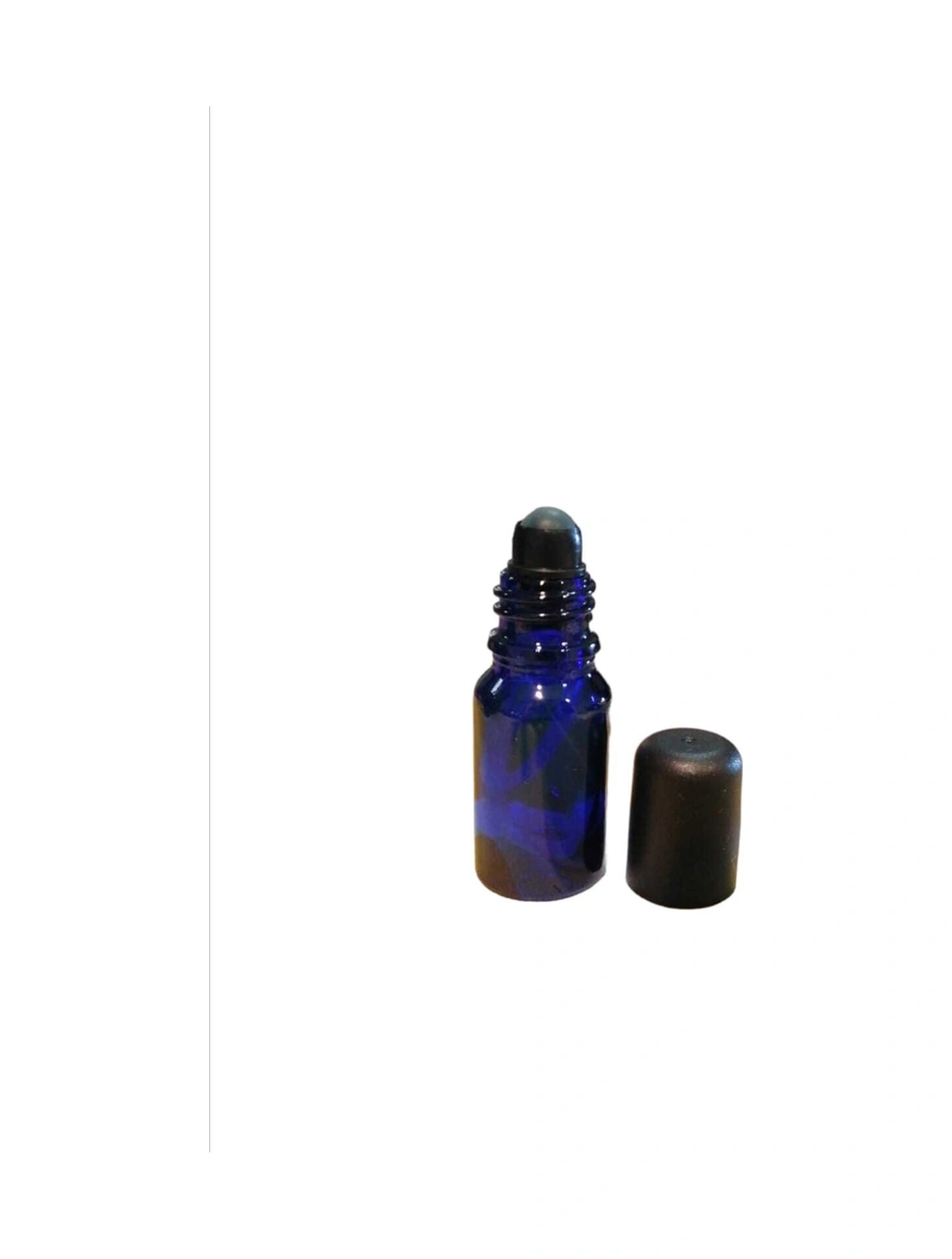 10ml Mavi Cam Şişe Roll-on Şişe, 50 Adet, Bilye Başlıklı Şişe, Cam Şişe, Roll-on Şişesi