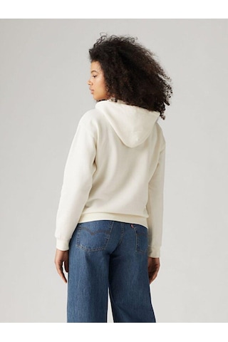 Levi's Graphic Everyday Hoodie-5060 Stacked Snowflower Tonal White
