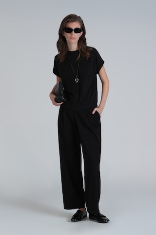 Lufian Sıgnorıa Kadın T- Shırt Siyah Siyah 121020002100100 Siyah
