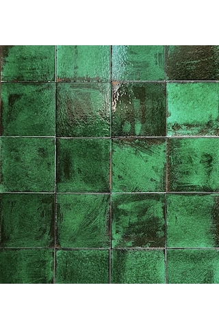 Art Mosaic Moss 10x10 El Yapımı Terracotta Seramik