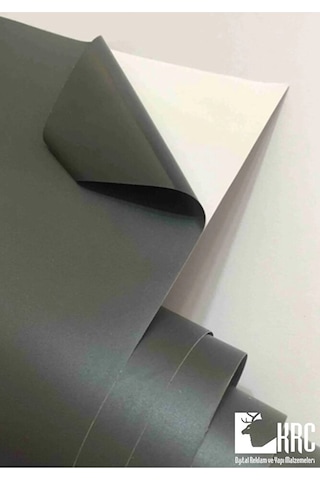 Mat Gri Dolap Kaplama Folyosu 40cm X 5m Kendinden Yapışkanlı